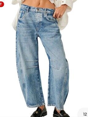 Light Blue Women's Bootcut Jeans - Relaxed Fit